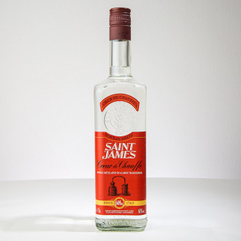 SAINT JAMES - Coeur de Chauffe - Rohprodukt der Kolonne - Weisser Rum - 60° - 70cl