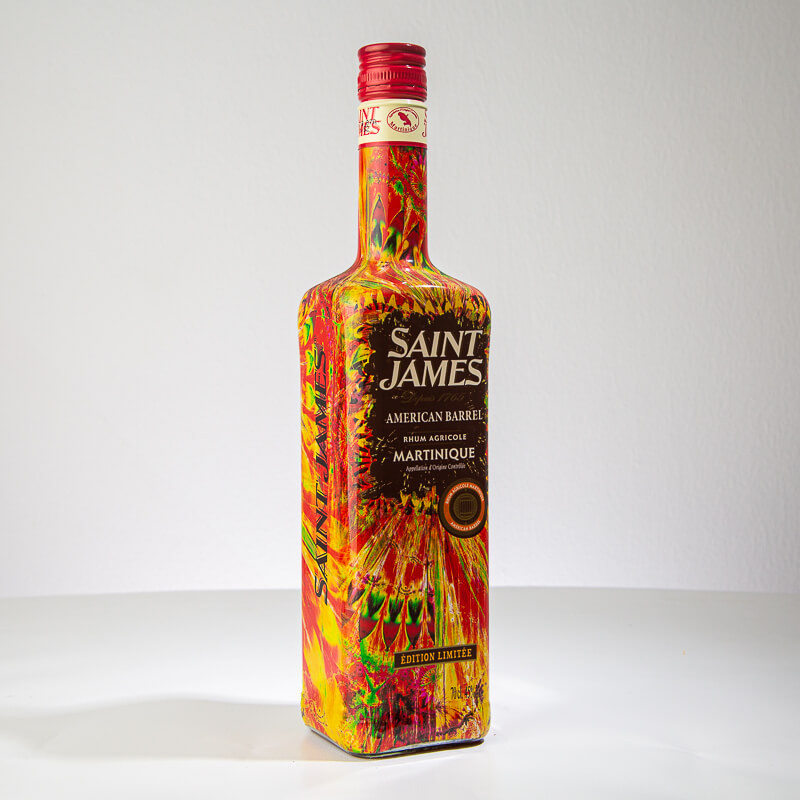 SAINT JAMES - American Barrel - Edition limitée - Rhum ambré - 45° - 70cl