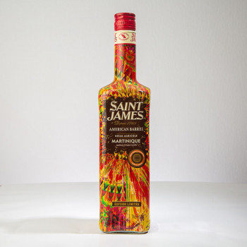 SAINT JAMES - American Barrel - Edition limitée - Rhum ambré - 45° - 70cl