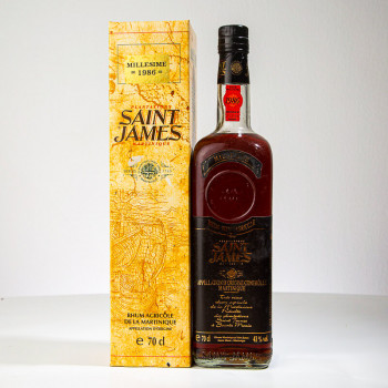 SAINT JAMES - Millésime 1986 - Extra alter Rum - 43° - 70cl