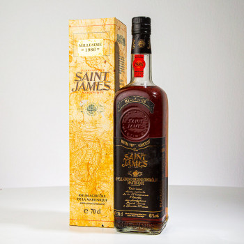 SAINT JAMES - Millésime 1986 - Extra alter Rum - 43° - 70cl