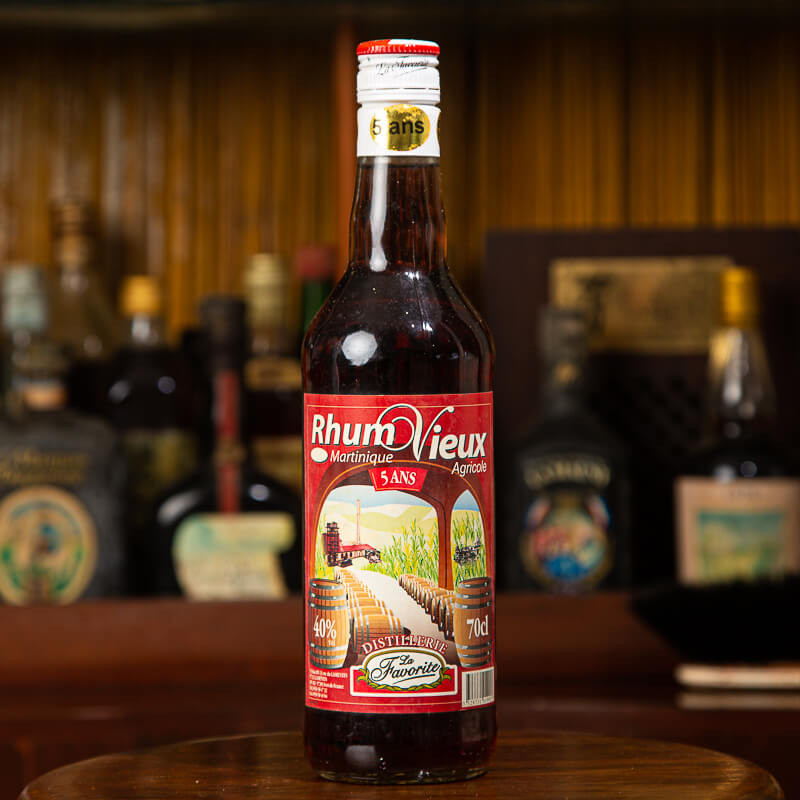 LA FAVORITE - Rhum vieux - 5 ans - Rhum Vintage - 40° - 70cl