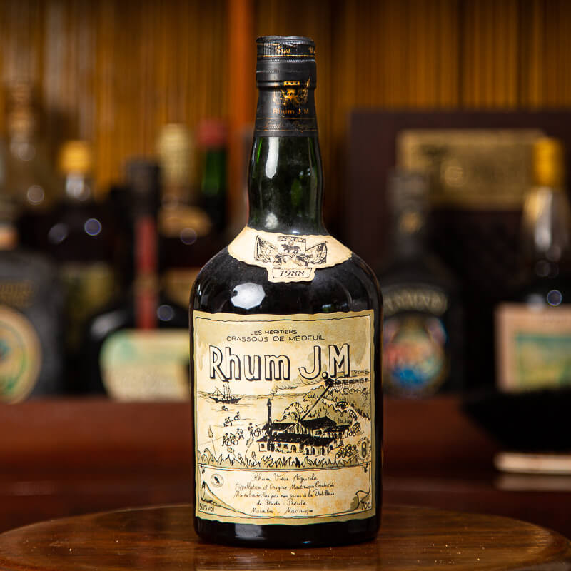 Rhum JM - Millésime 1988 - 10 ans - vintage - Rhum Martinique