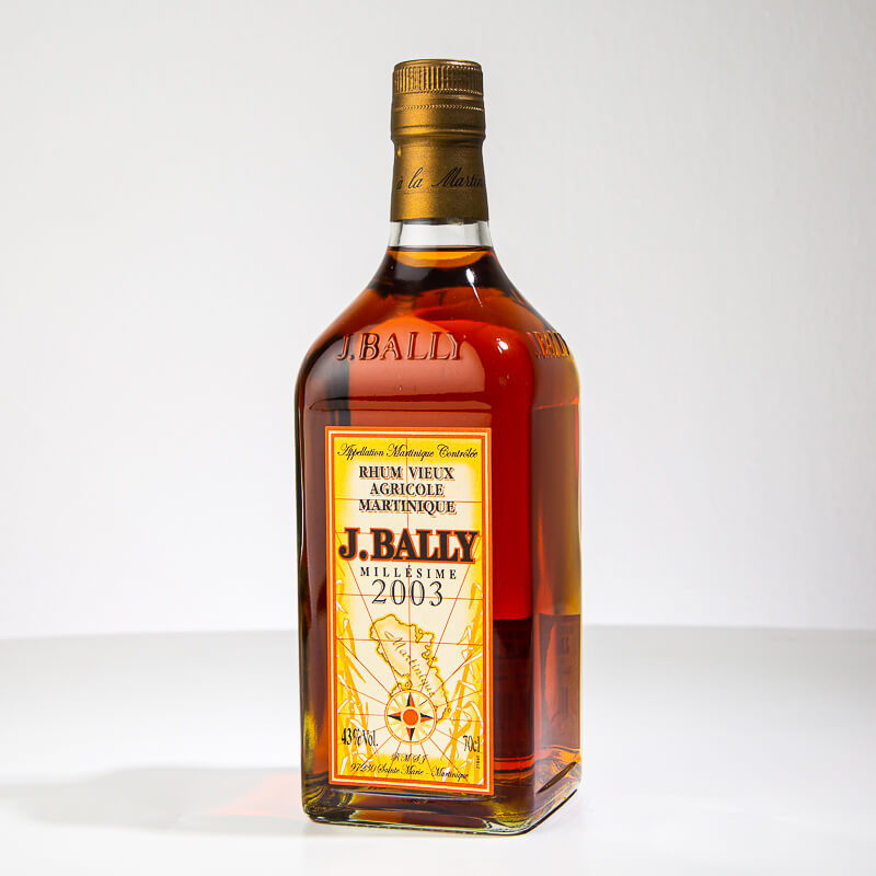 RHUM BALLY - Millésime 2003 - Rhum Hors d'âge - 43° - 70cl