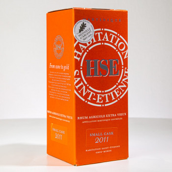 HSE - Millésime 2011 - Small Cask - Numéroté - Rhum hors d'âge - 46° - 50cl