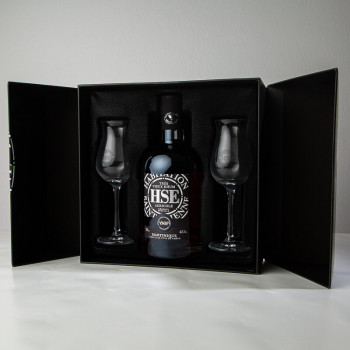 HSE - VSOP-Box - 2 Gläser - Sehr alter Rum - 45cl - 70cl