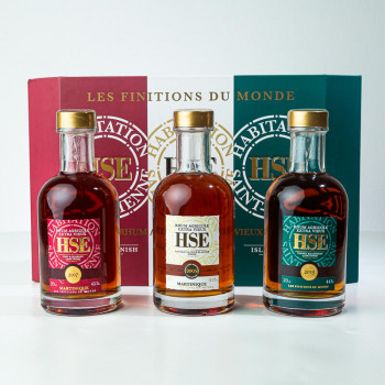 HSE - Coffret 3 rhums - Fino Oloroso Cask - Chateau La Tour Blanche - Kilchoman Cask - 3x20cl