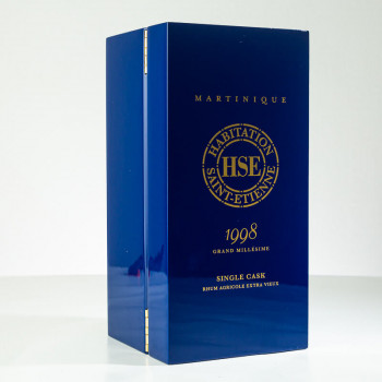 Rhum HSE single cask 1998 coffret vintage