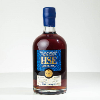 HSE - Millésime 1998 - Single Cask - Numéroté - Rhum hors d'âge - 47,8° - 50cl