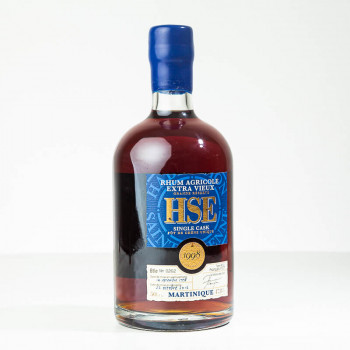 HSE - Millésime 1998 - Single Cask - Numéroté - Rhum hors d'âge - 47,8° - 50cl