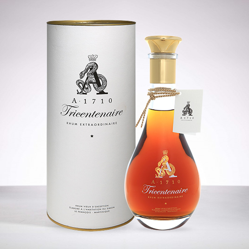 A1710 - Tricentenaire 2017 - Carafe - Rhum hors d'âge - 41,7° - 70cl