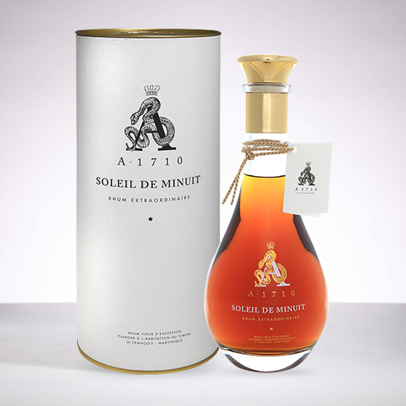 A1710 - Soleil de Minuit 2019 - Numéroté - Rhum hors d'âge - 46,4° - 70cl