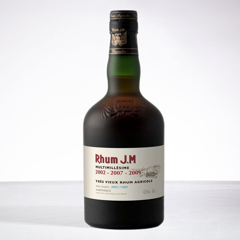 JM - Millésime 2002-2007-2009 - Rhum très vieux - 41,7° - 50cl