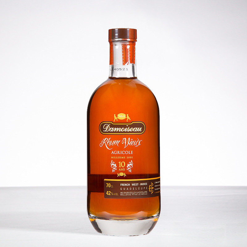 DAMOISEAU - 10 ans - millésime 2001 - Rhum hors d'âge - 42° - 70cl