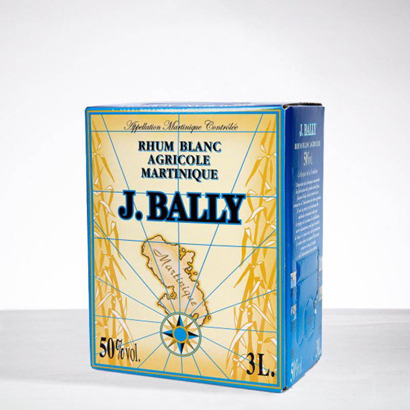 BALLY - Weisser Rum - CUBI - 50° - 300cl
