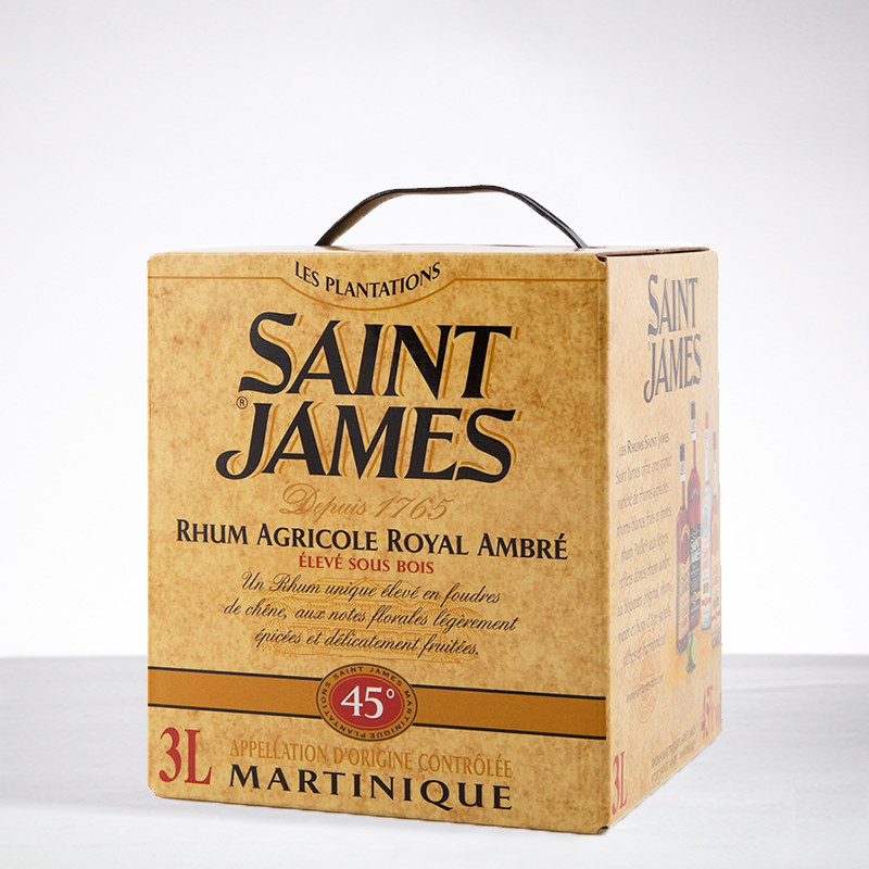 SAINT JAMES - Elevé sous bois - Goldener Rum - 45° - 300cl