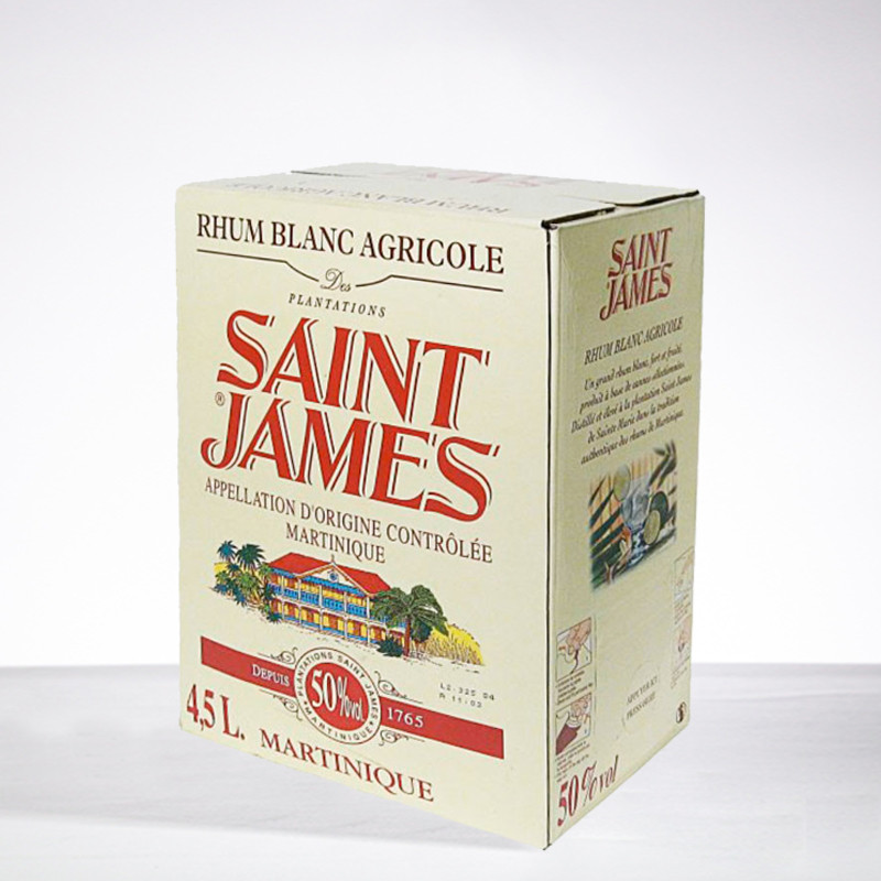 Rhum blanc Saint James cubi 4,5L