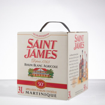 SAINT JAMES - Weisser Rum - 50° - 300cl