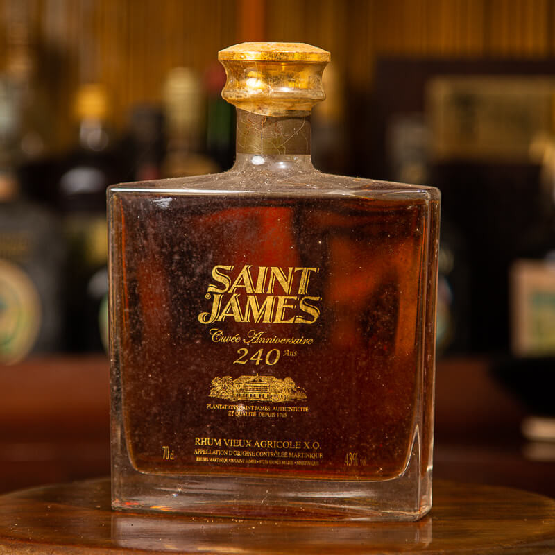 SAINT JAMES - Rhum Vintage - Cuvée Anniversaire 240 ans – Carafon - 43° - 70cl