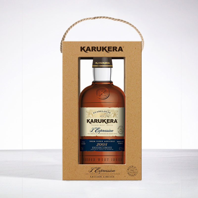 KARUKERA - Jahrgang 2008 - L'expression - 60 Jahre - Extra Alter Rum - 48,4 - 70cl