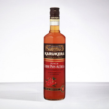 KARUKERA - Punch cerise péyi Acerola - Liqueur - 18° - 70cl