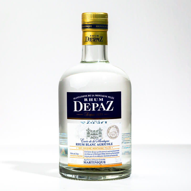 Rhum DEPAZ - Plantation montagne Pelée - Weisser Rum aus der Karibik