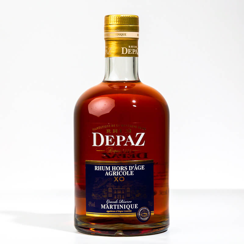 DEPAZ - XO - Grande Réserve - Extra alter Rum - 45° - 70cl