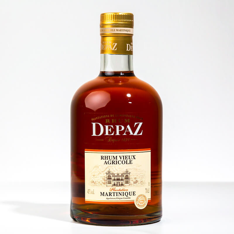 DEPAZ - Cuvée Plantation - Rhum vieux - 45° - 70cl