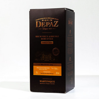 DEPAZ - Millésime 2003 - Single Cask - étui - Extra alter Rhum- 45° - 70cl