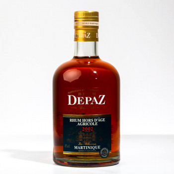 DEPAZ - Jahrgang 2002 - Extra alter Rum - 45° - 70cl