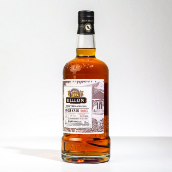 DILLON - Millésime 2003 - Single cask - Rhum hors d'âge - 45° - 70cl