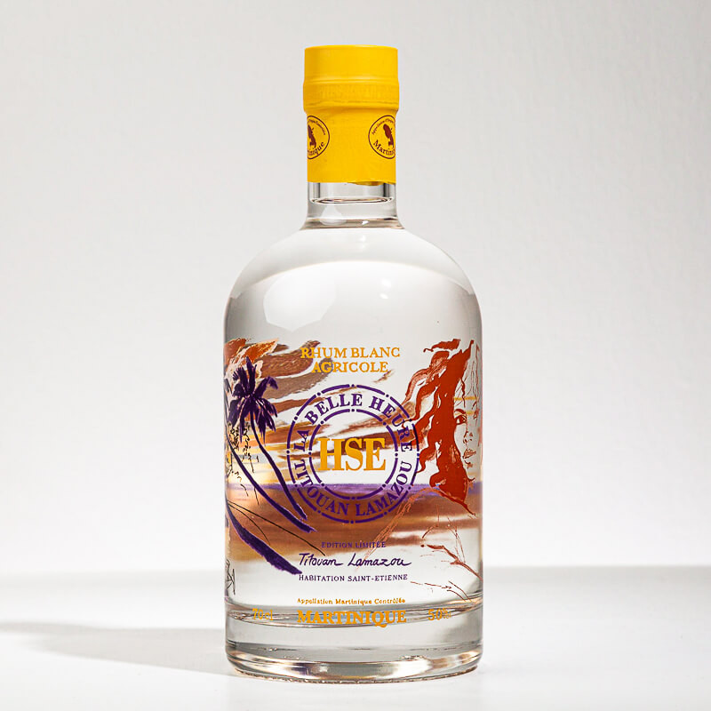 HSE - Cuvée Titouan Lamazou - Rhum blanc - 50° - 70cl HSE - Cuvée Titouan Lamazou - Rhum blanc - 50° - 70cl