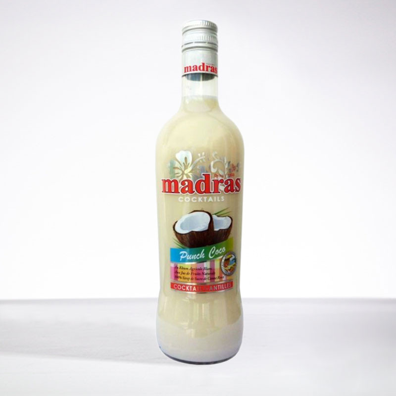 MADRAS - Punch Coco - Liqueur - 18° - 70cl MADRAS - Punch Coco - Liqueur - 18° - 70cl