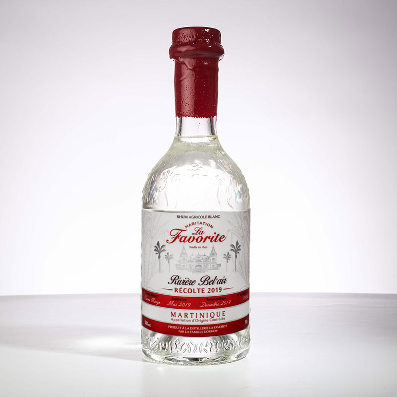 LA FAVORITE - Rivière Bel'air 2019 - weißer Rum - 53° - 70cl