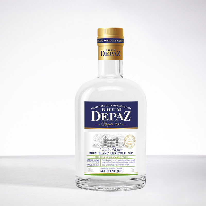 DEPAZ - Cuvée Papao - Rhum blanc - 48,5° - 70cl