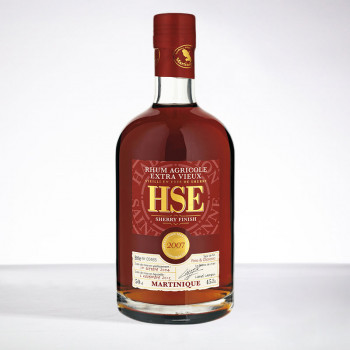 HSE - Sherry Finish - Fino & Oloroso - 2007 - Numéroté - Rhum hors d'âge - 45° - 50cl