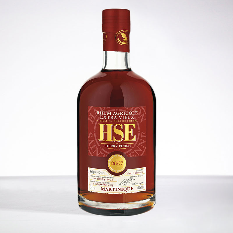 HSE - Sherry Finish - Fino & Oloroso - 2007 - Numéroté - Rhum hors d'âge - 45° - 50cl