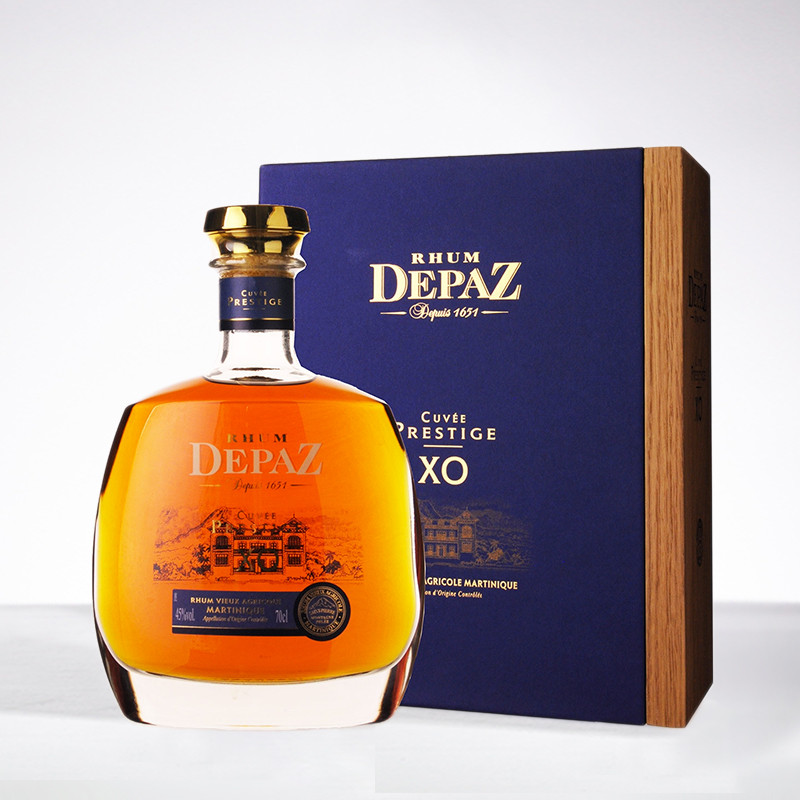 DEPAZ - XO - Geschenkbox Cuvée Prestige - Extra Alter Rum - 45° - 70cl