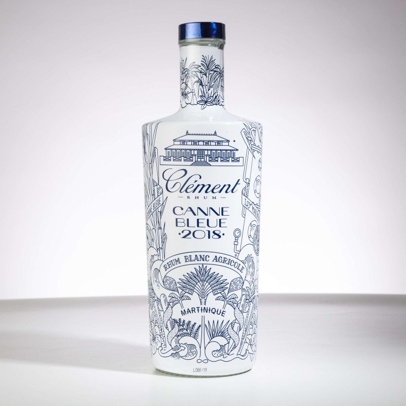 CLEMENT - Canne bleue 2018 - Weisser Rum - 50° - 70cl