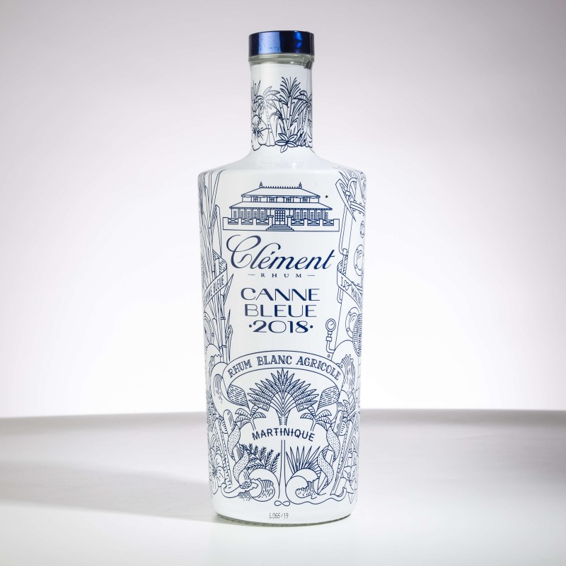 CLEMENT - Canne bleue 2018 - Weisser Rum - 50° - 70cl CLEMENT - Canne bleue 2018 - Weisser Rum - 50° - 70cl