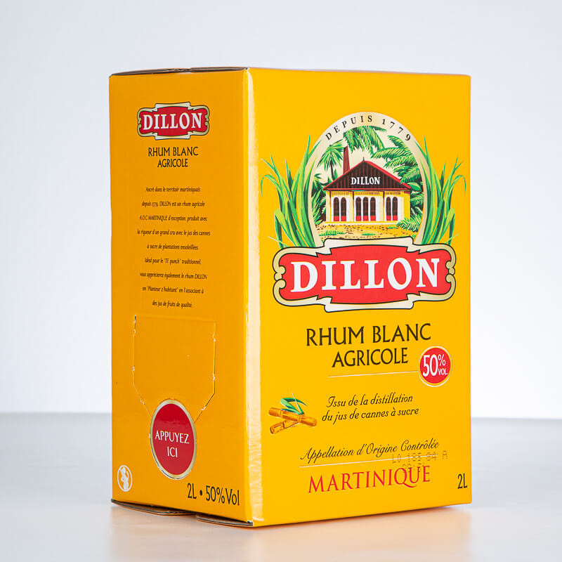 DILLON - Rhum blanc - Cubi - 50° - 200cl