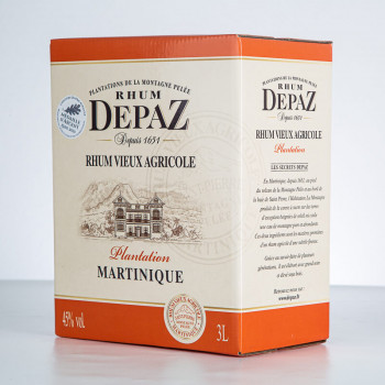 DEPAZ - Plantation - Rhum vieux - 45° - 300cl