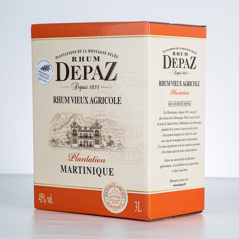 DEPAZ - Plantation - Alter Rum - 45° - 300cl