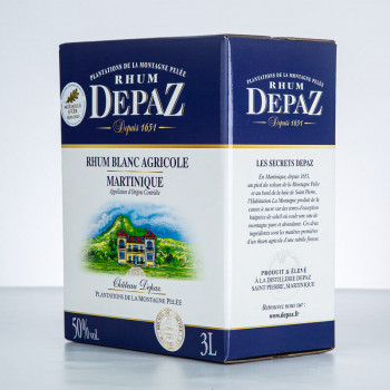 DEPAZ - Bib - Weisser Rum - 45° - 70cl