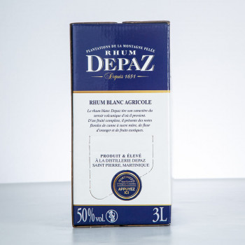 DEPAZ - Bib - Weisser Rum - 45° - 70cl