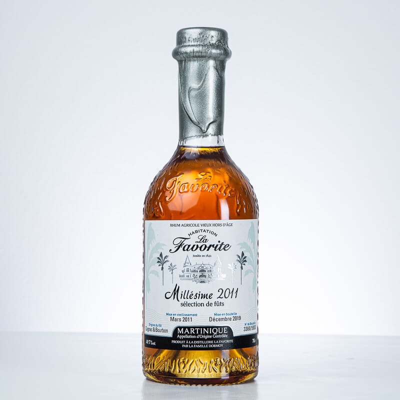 LA FAVORITE - Jahrgang 2011 - Brut de fût - Nummeriert - Extra Alter Rum - 49,7° - 70cl LA FAVORITE - Jahrgang 2011 - Brut de fût - Nummeriert - Extra Alter Rum - 49,7° - 70cl