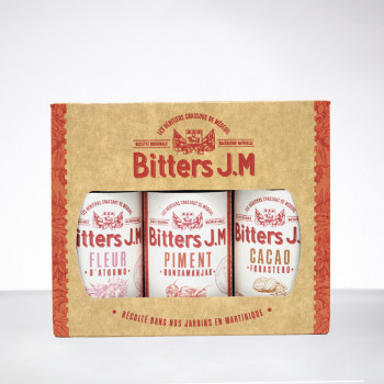 RHUM JM - COFFRET 3 BITTERS - 45,63° - 30cl