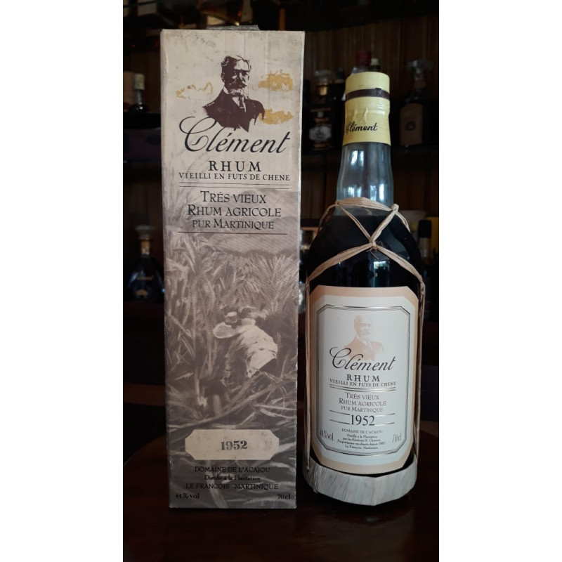 CLEMENT Millésime 1952 - Très vieux rhum - 39 ans d'âge - 44° - 70cl