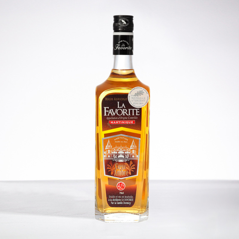 LA FAVORITE - Coeur d'Ambre - Rhum Ambré - Rhum Martinique