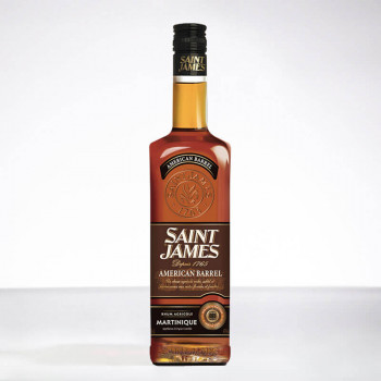 SAINT JAMES - American Barrel - Goldener Rum - 45° - 70cl